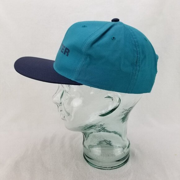 ✅VTG U.S. Filter Snapback Hat Teal Blue Baseball Cap Lite Pro OSFA Industrial - Picture 7 of 7